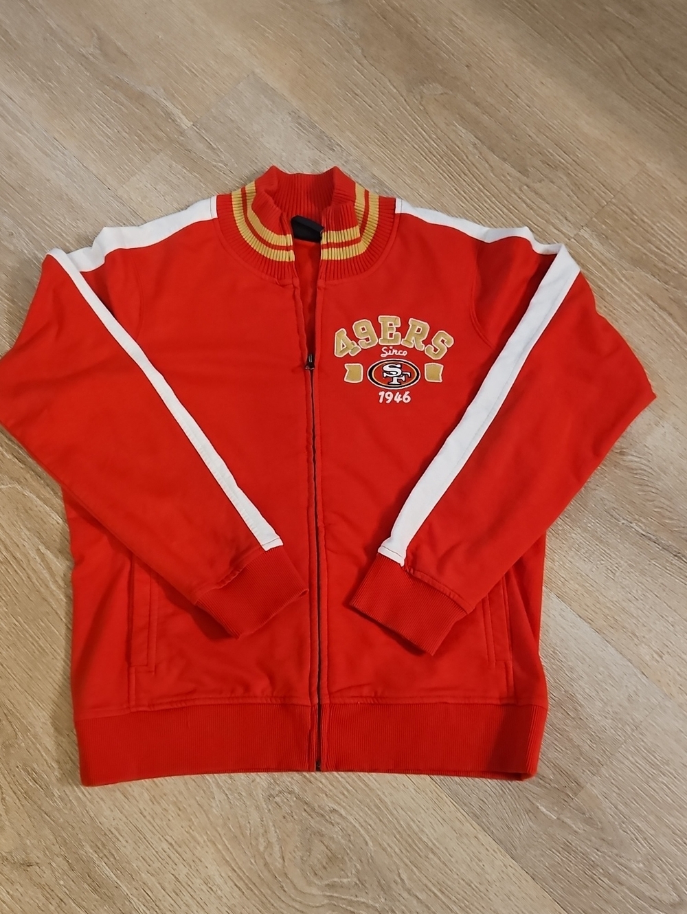 NFL Team Apparel | 49ERS |  Womens L | Track Jacket